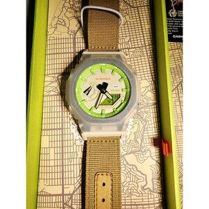 HUF x G-Shock GA-2100HUF-5AER Limited Edition Watch 5611 Module Brown Strap